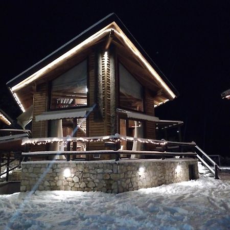 Natura Chalets Mega Chorio Экстерьер фото