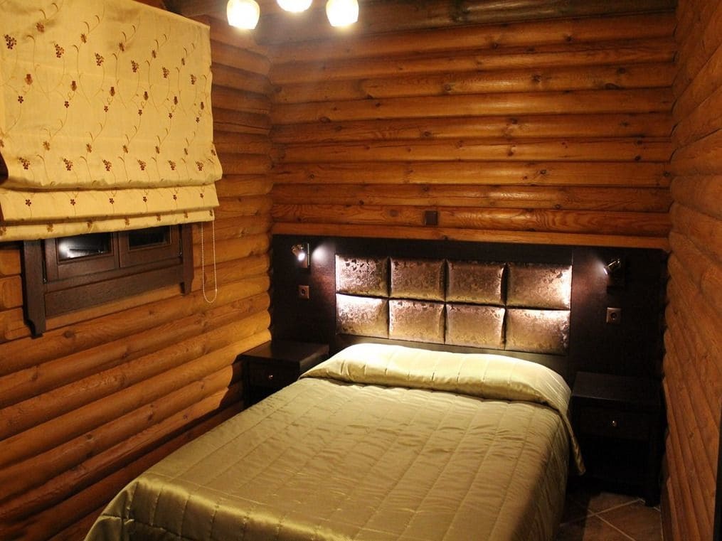 Natura Chalets Mega Chorio Экстерьер фото